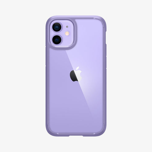 ACS01618 - iPhone 12 Pro Max Case Ultra Hybrid in crystal clear showing the back